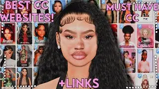 The BEST CC Websites + MUST-HAVE CC & LINKS! | How To Make Better Sims | Sims 4 CAS
