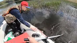 ПОГОНЯ ЗА ЩУКОЙ. Она от нас, а мы за ней. Ловля на кружки.