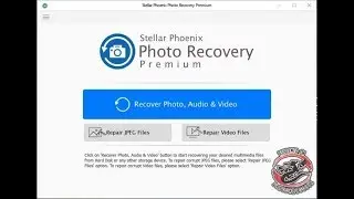 Recover files using Stellar Phoenix Photo Recovery Software