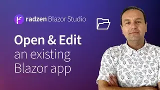 Open and edit a Visual Studio created Blazor app
