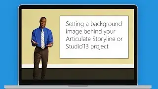 Set a background image behind your Articulate Storyline or Presenter project