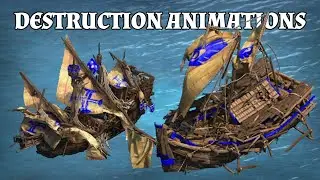 All Ship Destruction Animations in Age of Empires 2 Definitive Edition
