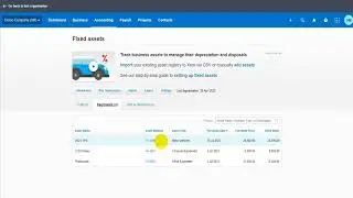 Asset Disposals on Xero