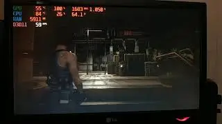 Фризы и скачки FPS в игре Resident Evil 3 Remake (demo)
