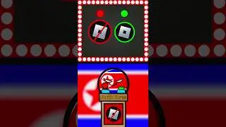 North Korea Choices: 🔴or🟢 #countryballs