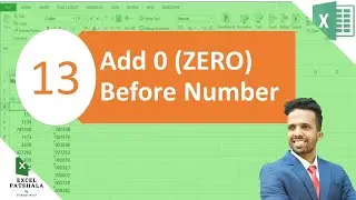 How to Add 0 (ZERO) before number in Excel - (Simply Explained)