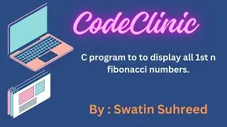 C program to display 1st n Fibonacci Numbers.