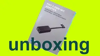 GoPro Pro 3.5mm Mic Adapter OEM Unboxing