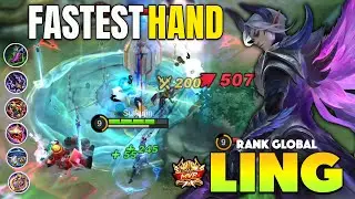 LING BEST BUILD AND GAMEPLAY 2022 ~ LING TOP GLOBAL 2022 ~ LING MOBILE LEGENDS