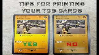 Don't make the same MISTAKE!!! Printing Homemade TCG cards with The Game Crafter in 2022