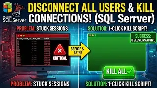 How to disconnect all connections  | kill all connections | disconnect all users
