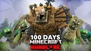 I Survived 100 Days in a ZOMBIE APOCALYPSE on Hardcore Minecraft.. Here's What Happened..