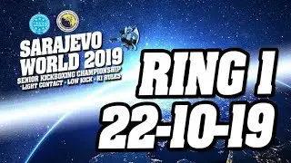WAKO World Championships 2019 Ring 1 22/10/19