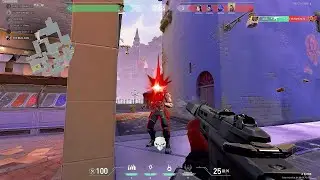 What happens when a Free Fire player plays Valorant? 