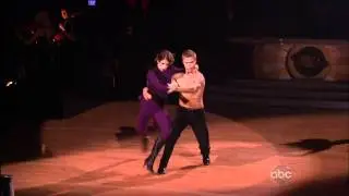 Dancing with stars result show - Allison & Derek