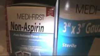 Medique 4 Shelf first aid cabinet