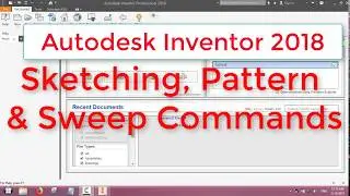 8.4-Autodesk Inventor - Sweep and Pattern commands