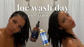 ♡ HOW I KEEP MY LOCS NICE & JUICY | wash day routine 🧖🏽‍♀️ | therealcholey
