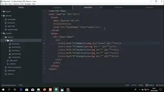 Side bar menu with hover effect | using HTML & CSS