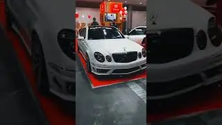 Mersedes e63 Tuning w211 White