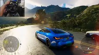 BMW M4 Competition - The Crew Motorfest | Logitech g920 gameplay