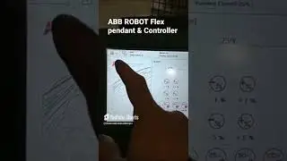 ABB ROBOT Teach Pendant Navigation #robotics #automation #shorts