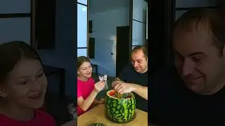 Funny Mom hid a lollipop in a Watermelon vs Watermelon box with a surprise!🍉😜