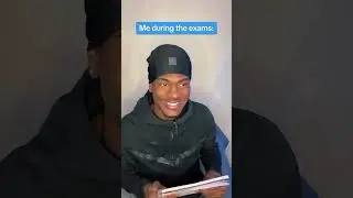 What everyone thinking during the exams vs me 