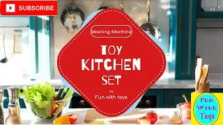 BARBIE | KITCHEN & WASHING MACHINE SET | FUN WITH TOYS