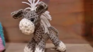 Crochet Amigurumi Nativity Set Part 5 - Make the Donkey