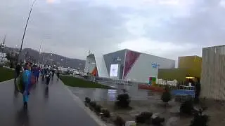 one day in olympicpark from russian team house to vw