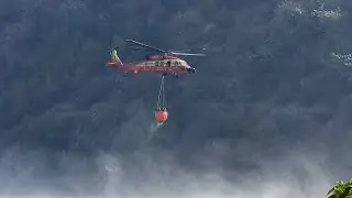 Firefighter helicopter