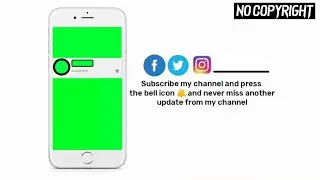 Subscribe and follow us on social media intro green screen no copyright | Copyright free intro