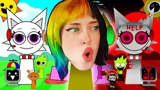 SPRUNKI mi TRASFORMO in TUTTI i PERSONAGGI HORROR del GIOCO MUSICALE su ROBLOX