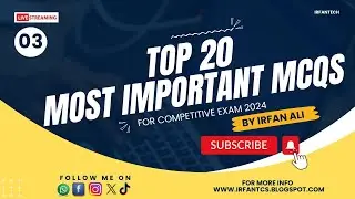 Past MCQ'S Section in DIT Exam 2024 @IrfanTech01