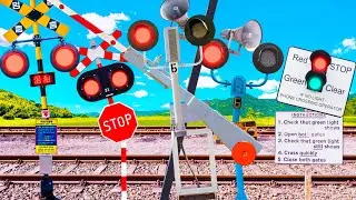 【踏切アニメ】謎の言葉を発するスピーカーの持ち主を探すふみきりカンカン😂😂😂The Railroad Crossing Searching for the Owner of the Speaker