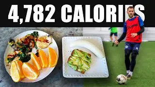 Everything a Pro Footballer Eats in a Day! | Full Day of Eating In-Season
