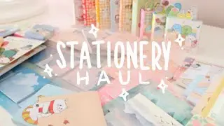 Cute Stationery Haul | Kinda ASMR | Lofi Music Background | itstontoni