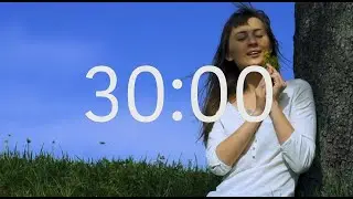 30 Minute Timer with Relaxing Music: Summer Theme