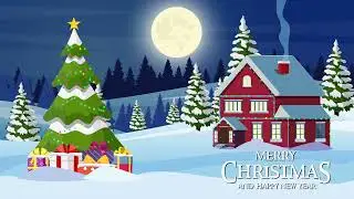 🎄❄️ Christmas Xmas Cartoon Background Sets HA009 1 of 7 🎅🦌