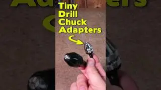 Drill Tiny Holes - Drill Chuck Adapters #shorts #diy