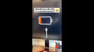 Would you do this in a presentation? 😂
