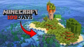 I Survive 100 Days In Minecraft On A Survival Island[Hindi/Urdu]