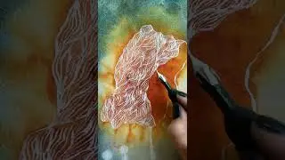 Watercolor and ink time lapse