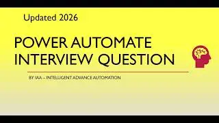 Power Automate Interview Question and Answers Updated 2026. 