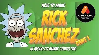 How to make Rick Sanchez in Anime Studio Pro 11 or MOHO Pro 12-13