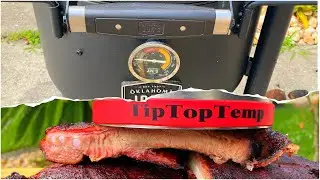 Oklahoma Joe Bronco with the TIPTOPTEMOP/Ribs on the Oklahoma Joes Bronco