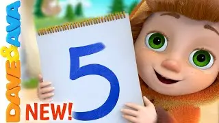 🐈  Five Little Kittens | Nursery Rhymes & Counting Songs by Dave and Ava 🐈