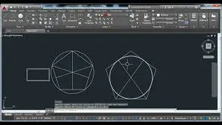 How to Use Polygon Command in AutoCAD | AutoCAD Polygon Command Tutorial Complete 