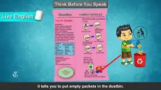 9th English | Chapter#14 | Topic#06 | Live English: Packs,Packets,Pouches, Wrappers | Marathi Medium